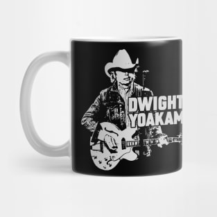 Dwight Yoakam Playing Guitar Mug